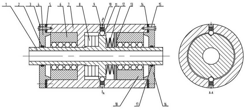 一种压电式轴向振动主轴