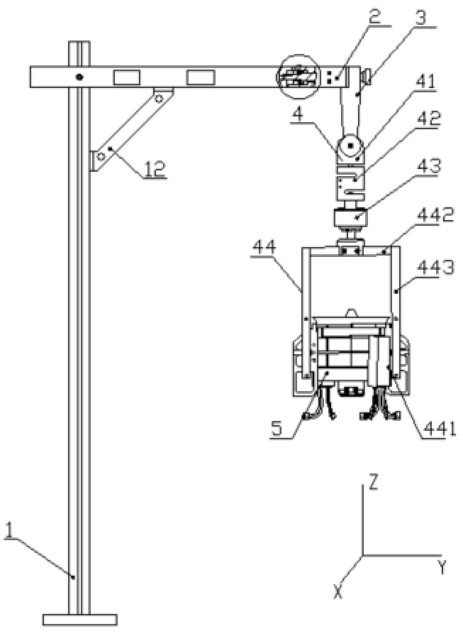 涵道风扇多自由度测试装置及其方法