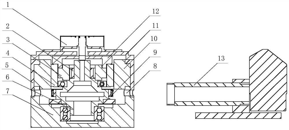 基于转角互逆的轴角编码器全量程精度检测装置