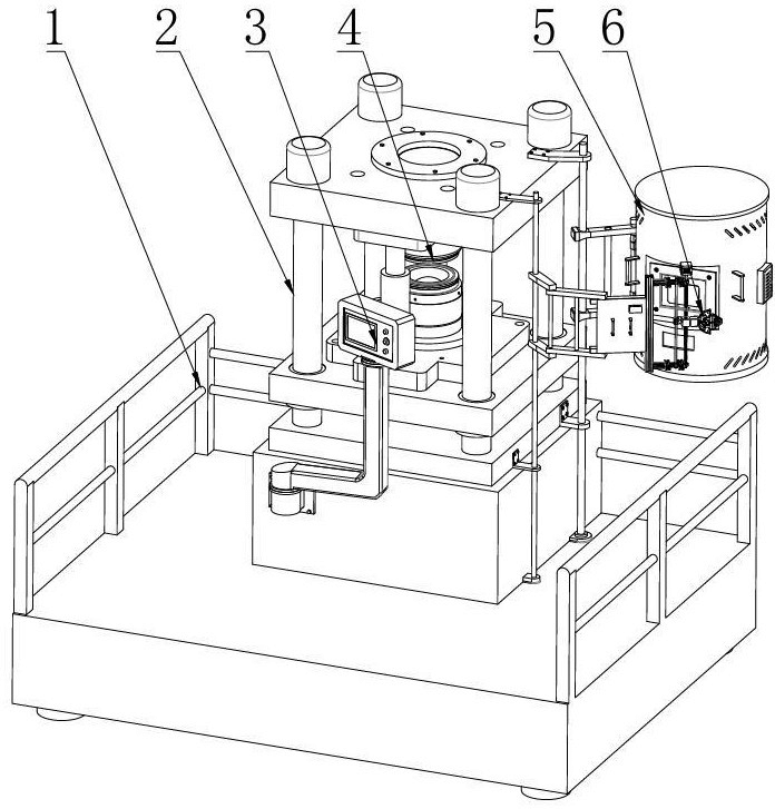 一种基于杯突试验高温加热转移的一体化装置