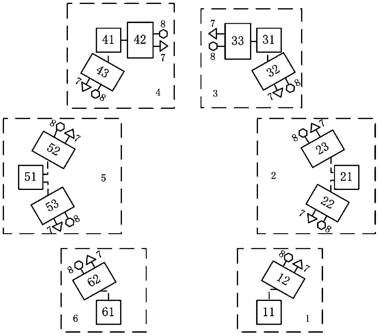 空间多节点激光自组网通信系统