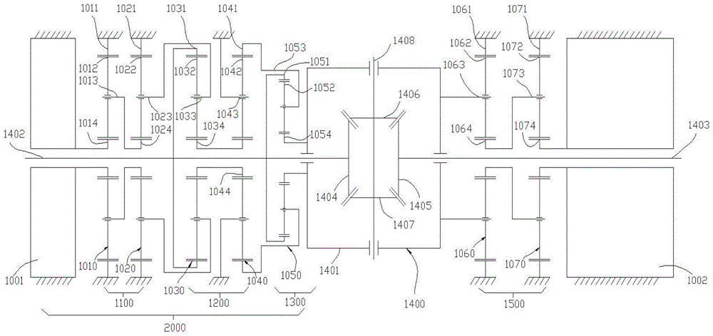 一种带有转矩定向分配功能的电动差速器