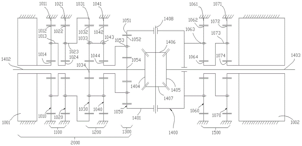 一种带有转矩定向分配功能的电动差速器
