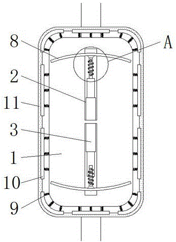 一种AGV小车的防撞结构