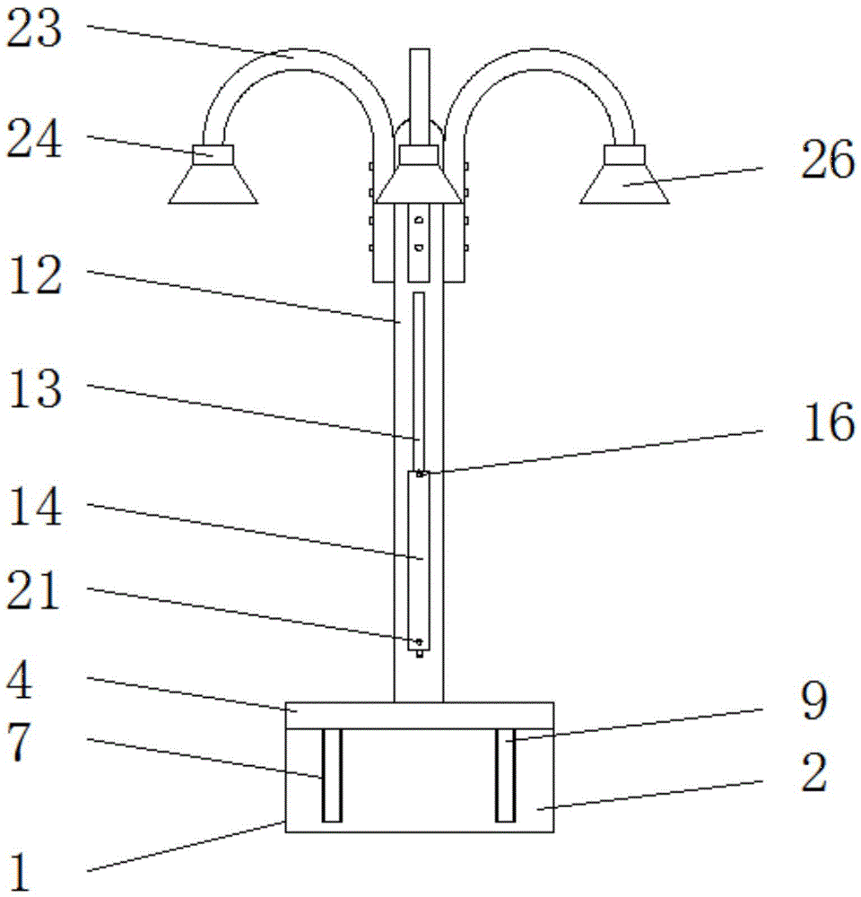 一种景观设计用多功能路灯