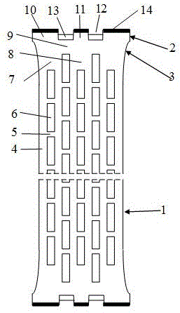格构式易拆装塑料间壁墙板