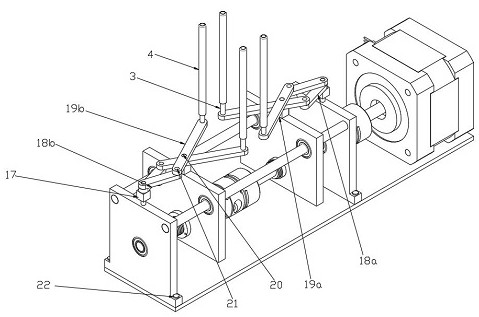 一种医疗超声探头隔离膜辅助上膜的撑膜装置