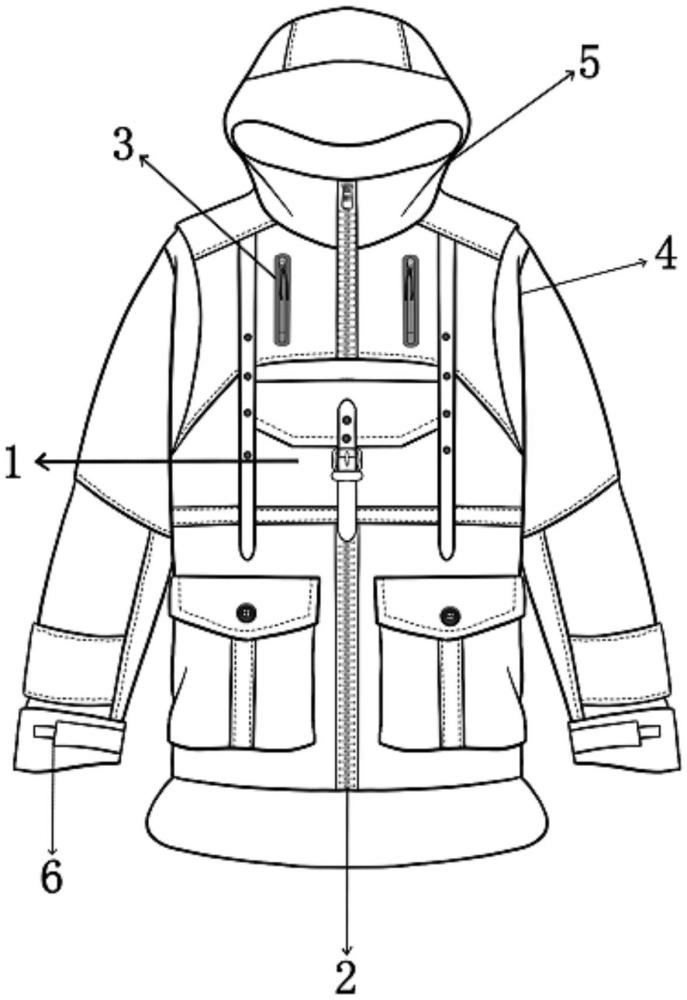 一种可变形户外拓展服装