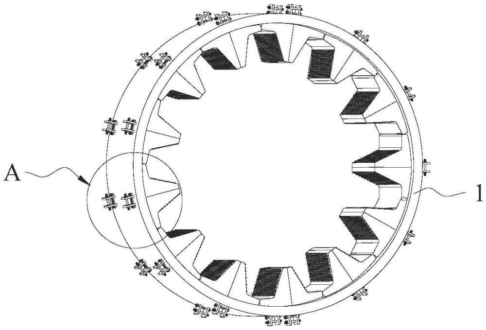 分体式的球磨机衬板