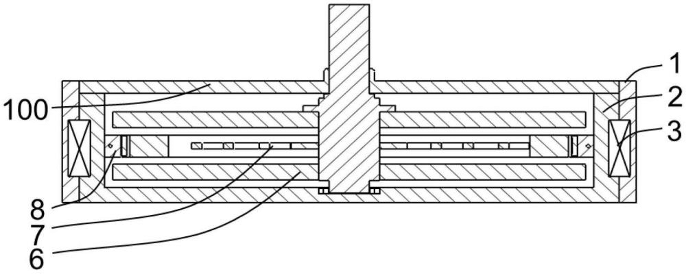自适应限位力矩扭簧磁流变阻尼器