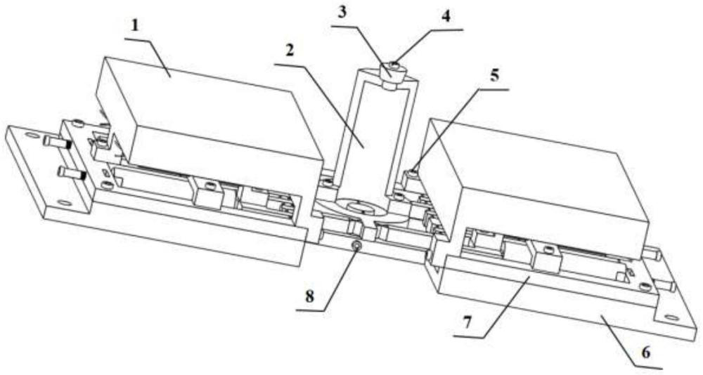 一种四压电驱动的拟间歇振动辅助偏摆车削装置