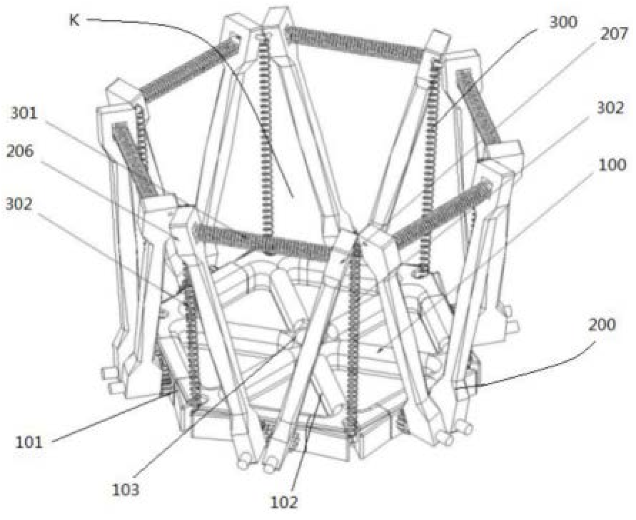 一种基于张拉整体结构的可展机构