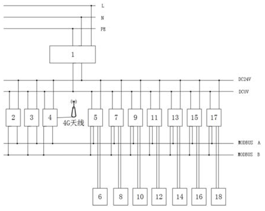 一种总线型水质监控系统