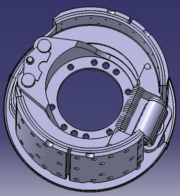 大型车用楔式制动器
