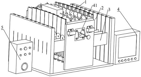 一种用于多点三维热拉弯成形的可变形保温装置