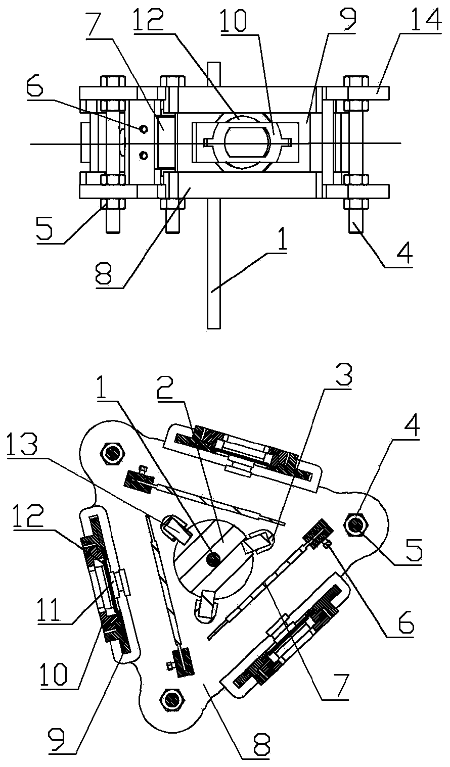 一种双作用压电发电装置