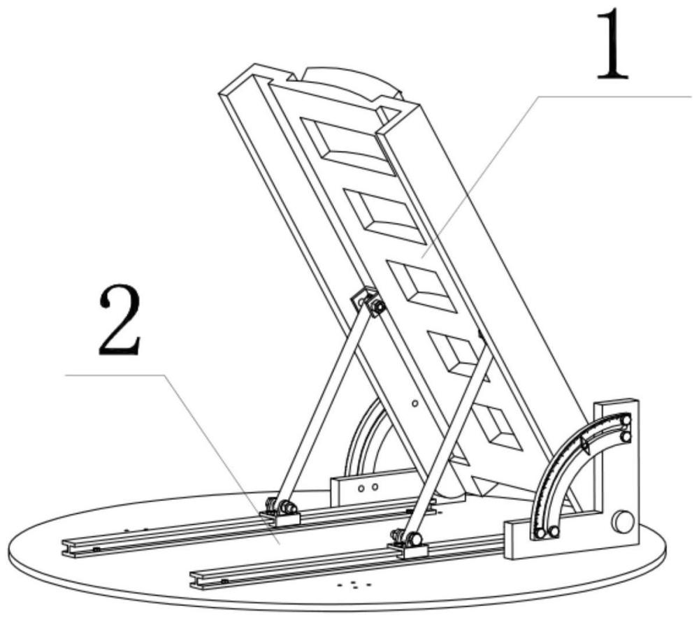 一种针对锥形纸浆磨片夹具装置