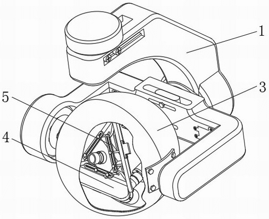 一种具有俘能功能的复合式减振云台