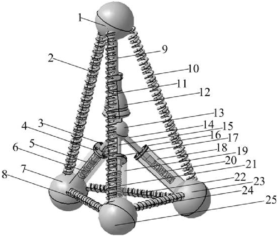 基于张拉整体结构的仿生足机构