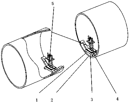 大型孔系激光对中装置