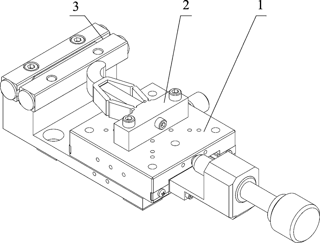 菱形铰链拨片式正交驱动型压电粘滑直线马达及其复合激励方法