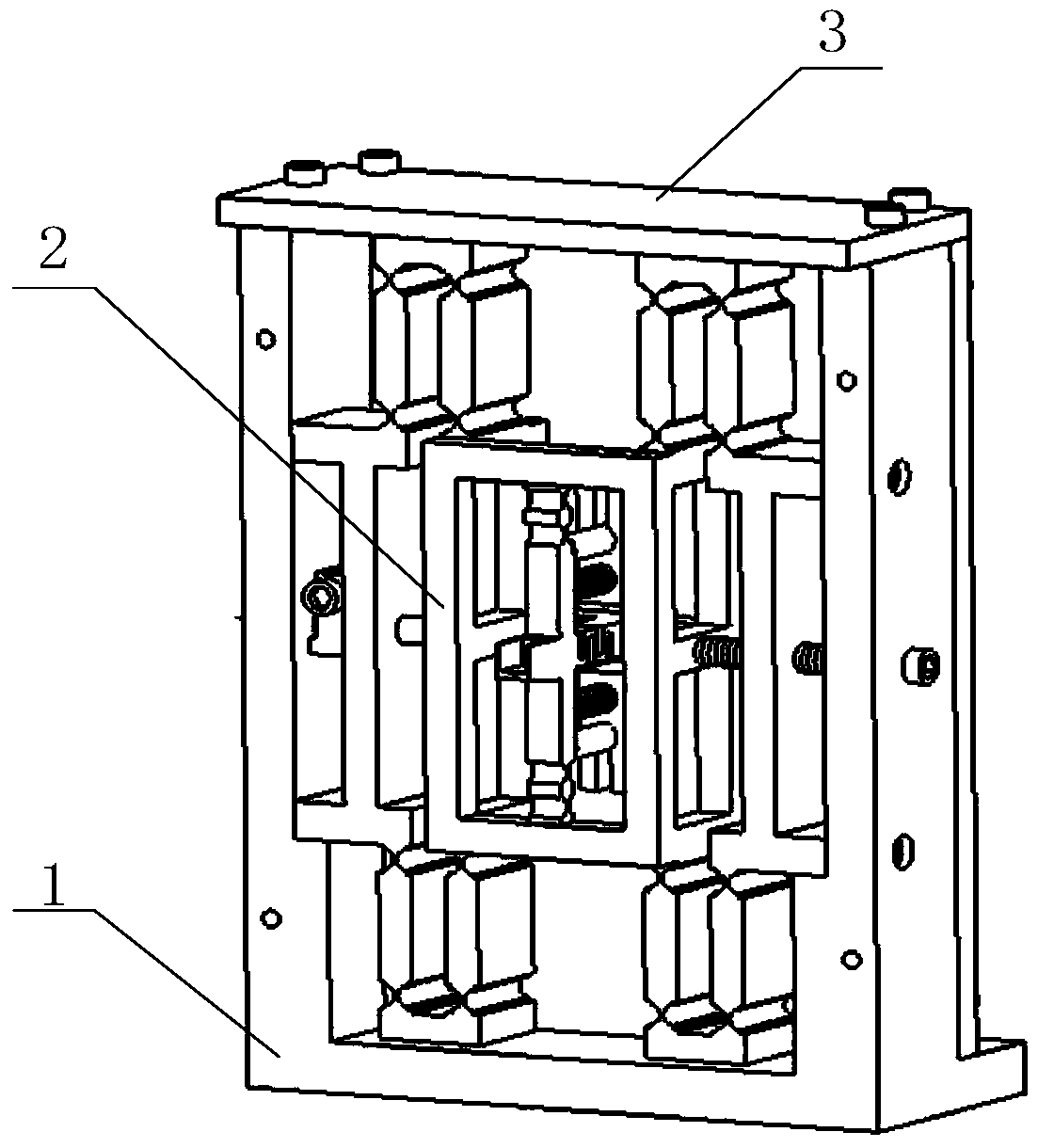 基于三压电驱动的椭圆振动切削辅助装置