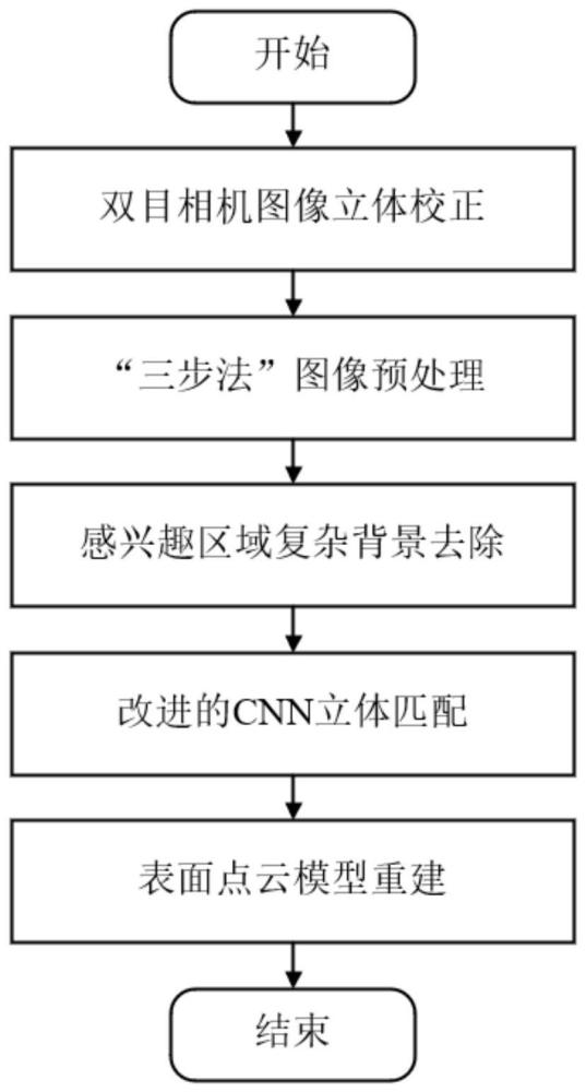 一种基于双目立体视觉的表面点云重建方法